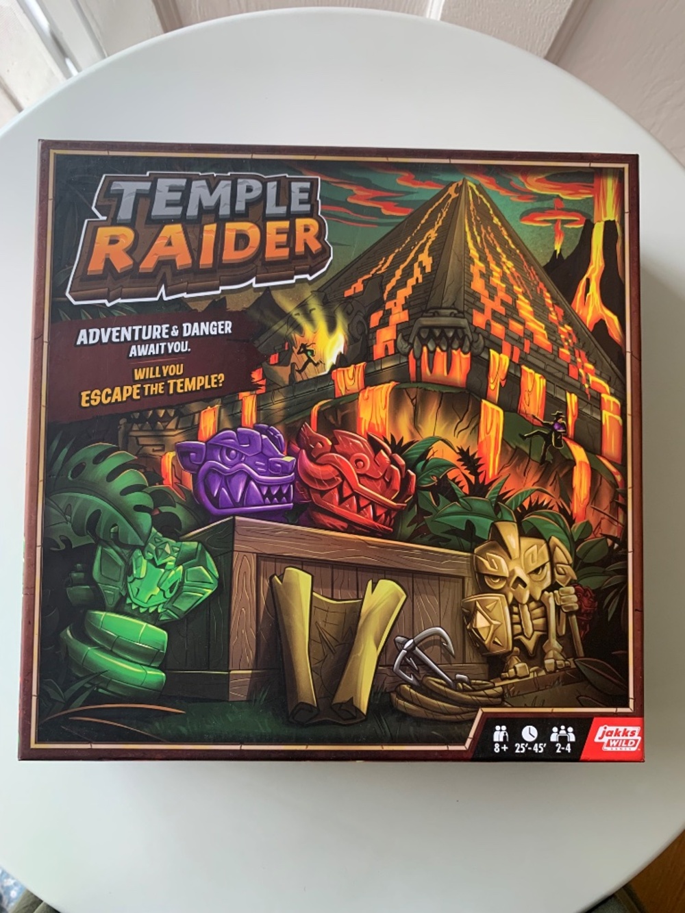 Temple Raider Jungle Escape Board Game For Ages 8+ 2-4 Players Strategy
